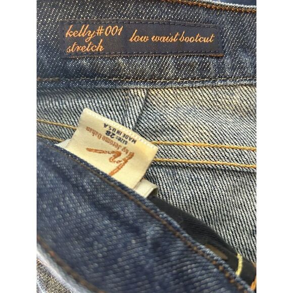 Citizens of Humanity Jeans Womens 28 Blue Kelly 001 Low Bootcut Stretch Denim - Picture 3 of 6